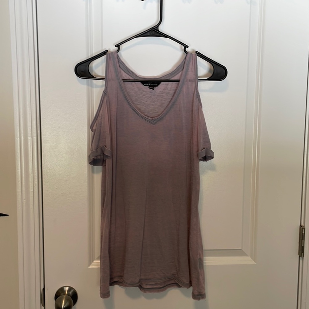 Cold shoulder Rock and Republic top